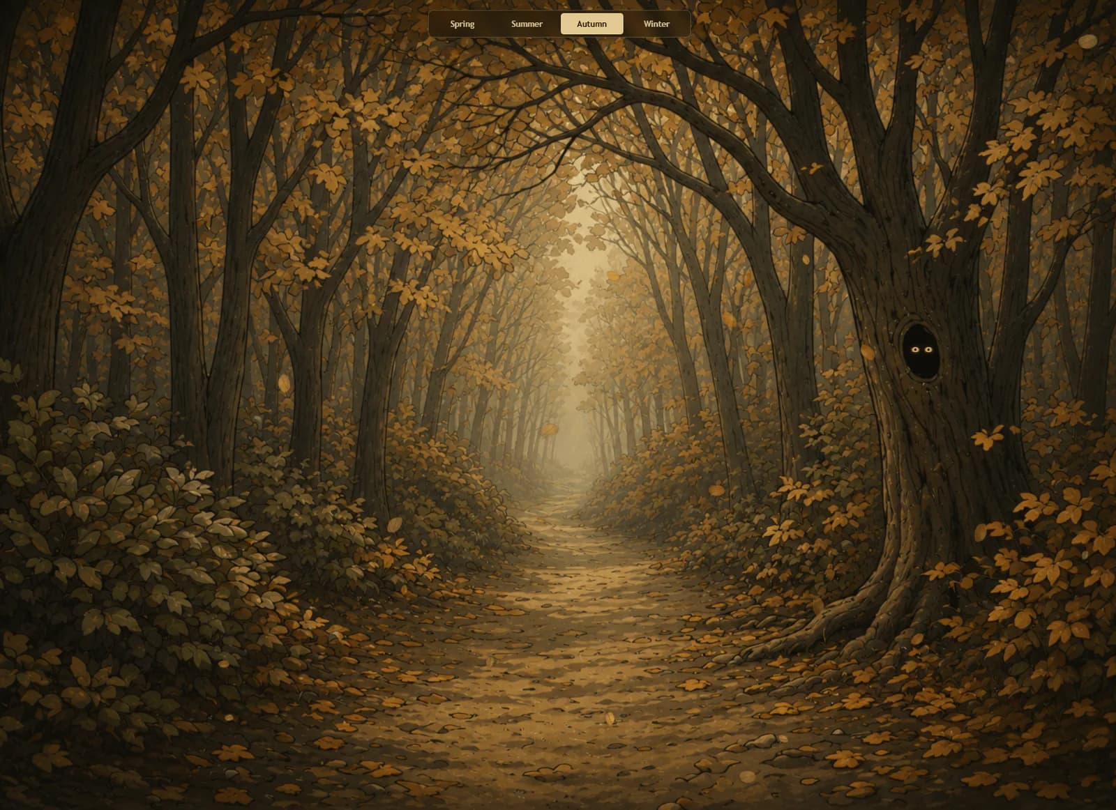Forest image gallery used for the measured framework migration experiment